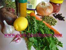 Healthy organic vegetables