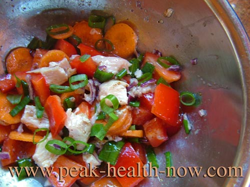 Paleo Diet Recipes: Chicken / pepper salad