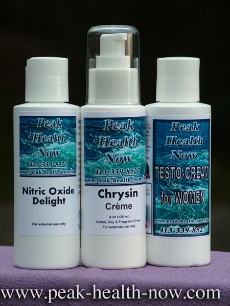 Nitric Oxide Delight / Chrysin Cream / Testo-Cream for Women transdermal