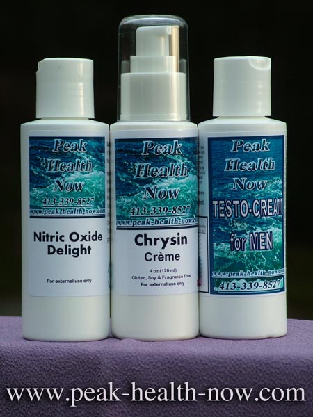 Nitric Oxide Delight / Chrysin Cream / Testo-Cream for Men transdermal