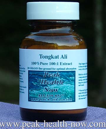 Pure Tongkat Ali 100:1 extract male potency supplement