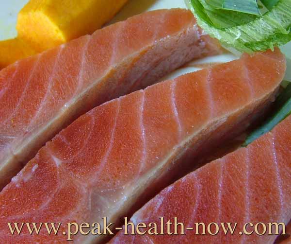 Inflammation definition - wild caught salmon is a food that helps solve the problem.