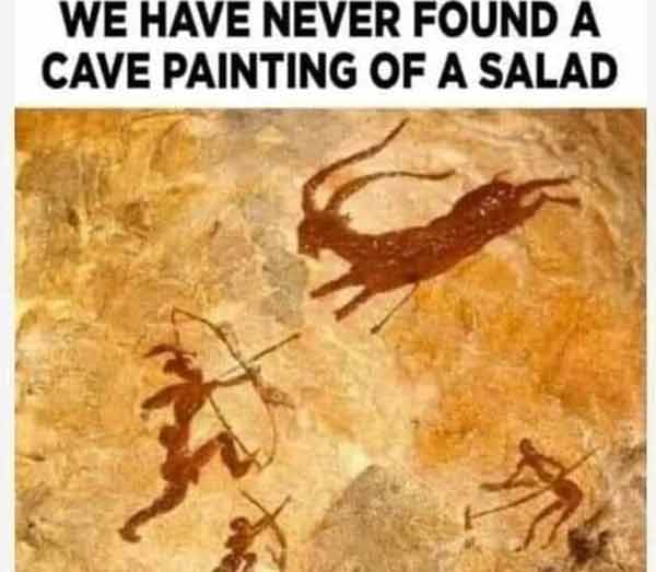 CAVE PAINTING NO SALAD