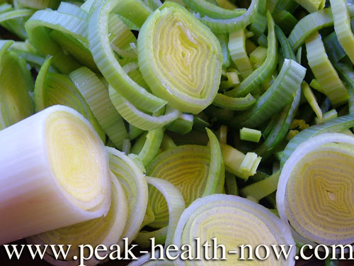 leeks - beautiful, but contain plant toxins