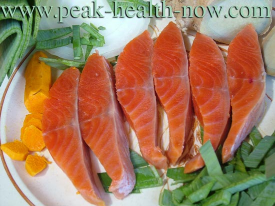 Wild-caught salmon for omega-3's