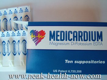 Medicardium EDTA suppositories