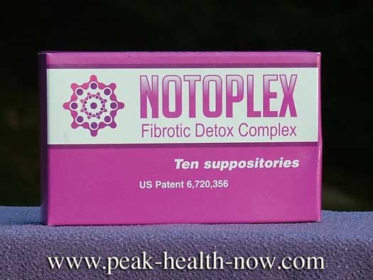 Notoplex Fibrotic Tissue Detox suppositories